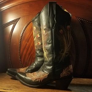 Corral Cowboy Boots, Embroidered